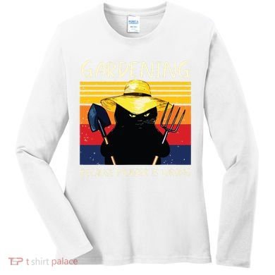 Gardening Because Murder Is Wrong Women's Long Sleeve Shirt
