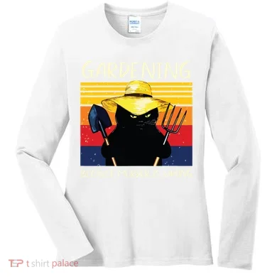 Gardening Because Murder Is Wrong Women's Long Sleeve Shirt