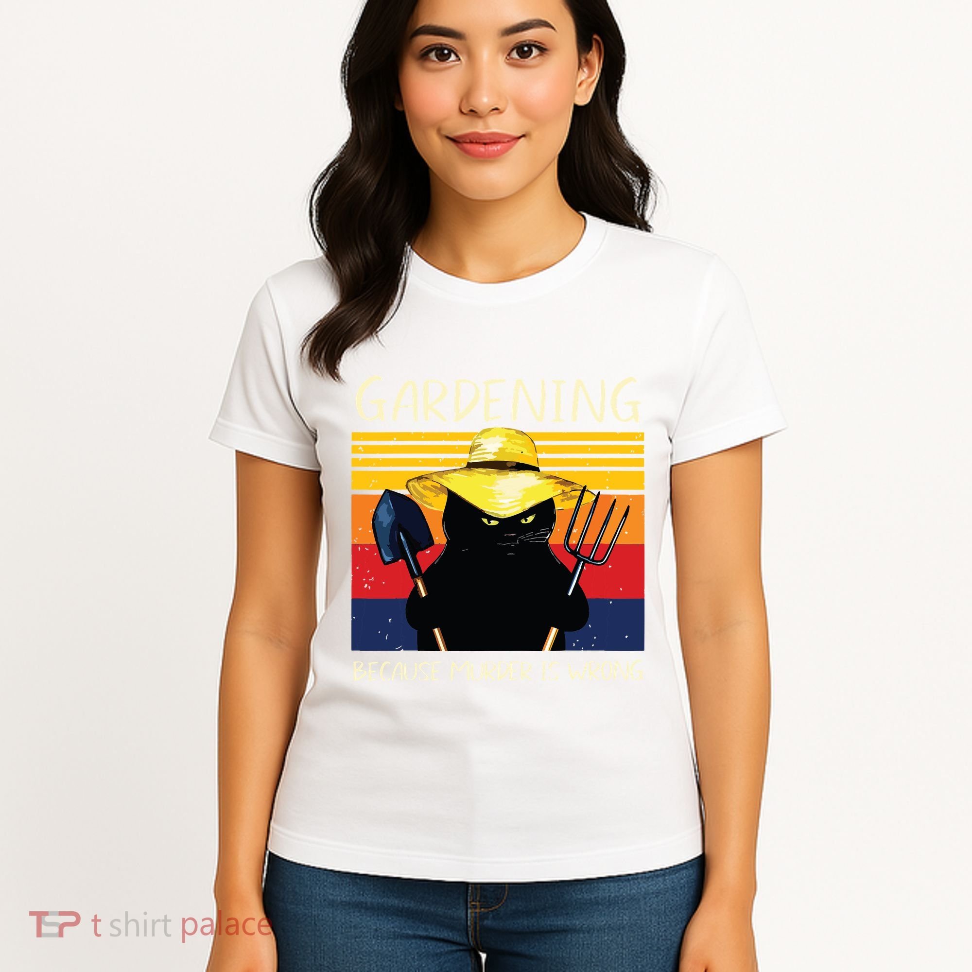 Gardening Because Murder Is Wrong Women's T-Shirt