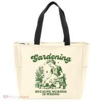 Gardening Because Murder Is Wrong Tote Bag thumb 0