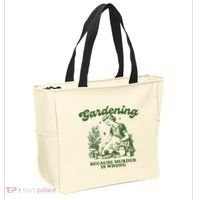 Gardening Because Murder Is Wrong Tote Bag thumb 2