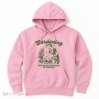 Gardening Because Murder Is Wrong Hoodie thumb 0