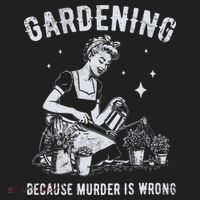 Gardening Because Murder Is Wrong Beanie thumb 2