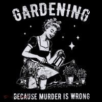 Gardening Because Murder Is Wrong Toddler Hoodie thumb 2