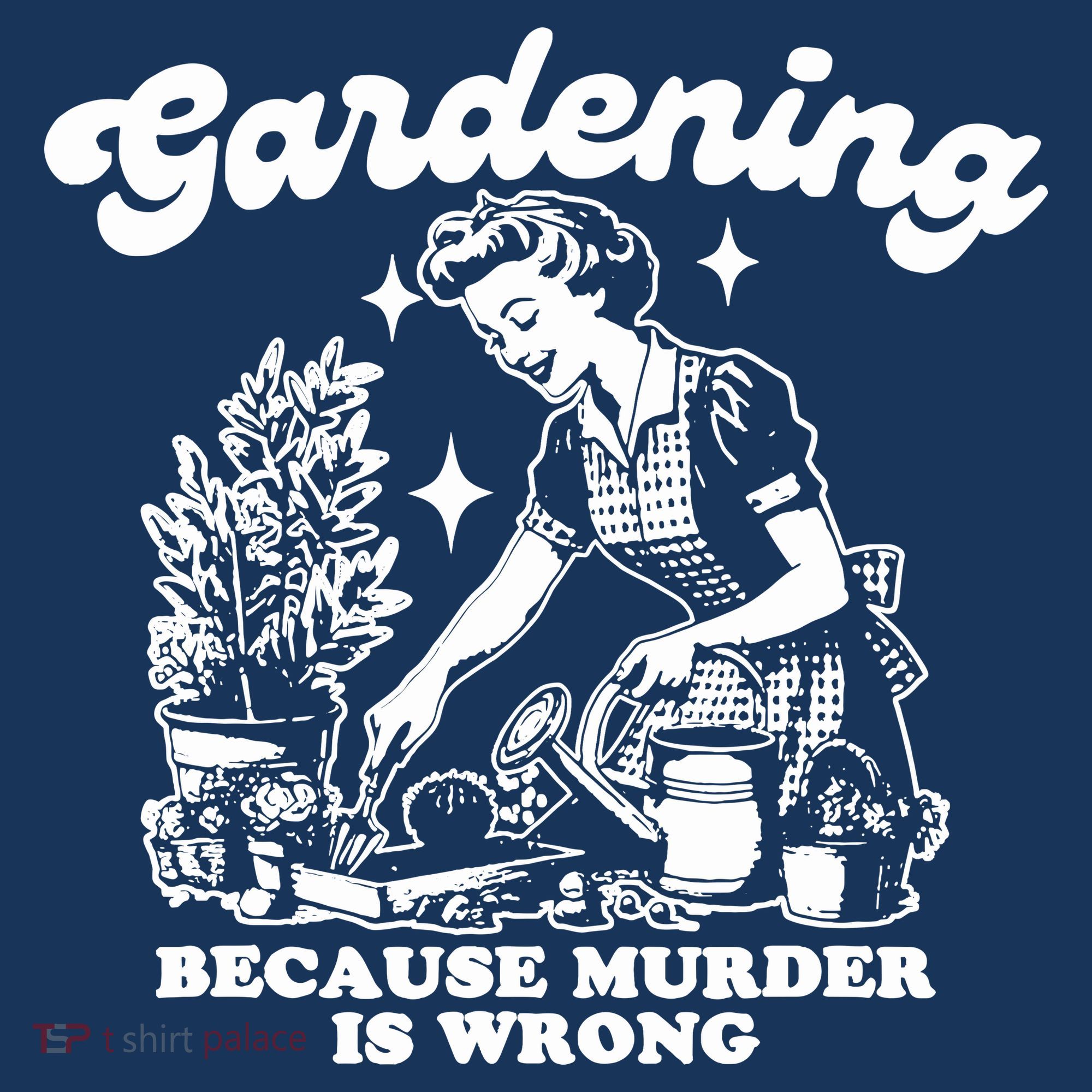 Gardening Because Murder Is Wrong Funny Wo Gardening Hat