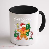 Ginger Beard Man Christmas Pajama Funny Gingerbread Gifts Coffee Mug thumb 1