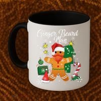Ginger Beard Man Christmas Pajama Funny Gingerbread Gifts Coffee Mug thumb 2