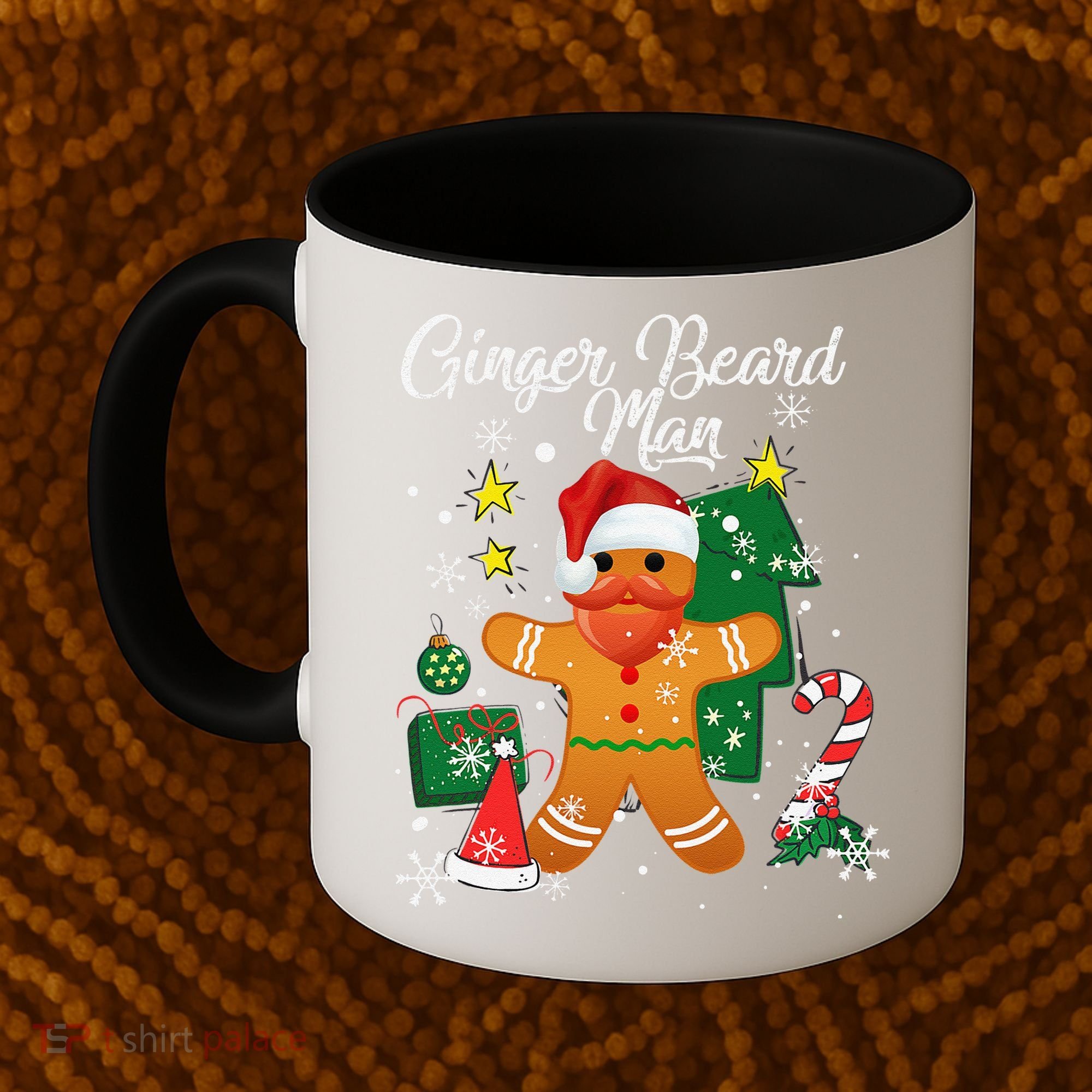 Ginger Beard Man Christmas Pajama Funny Gingerbread Gifts Coffee Mug
