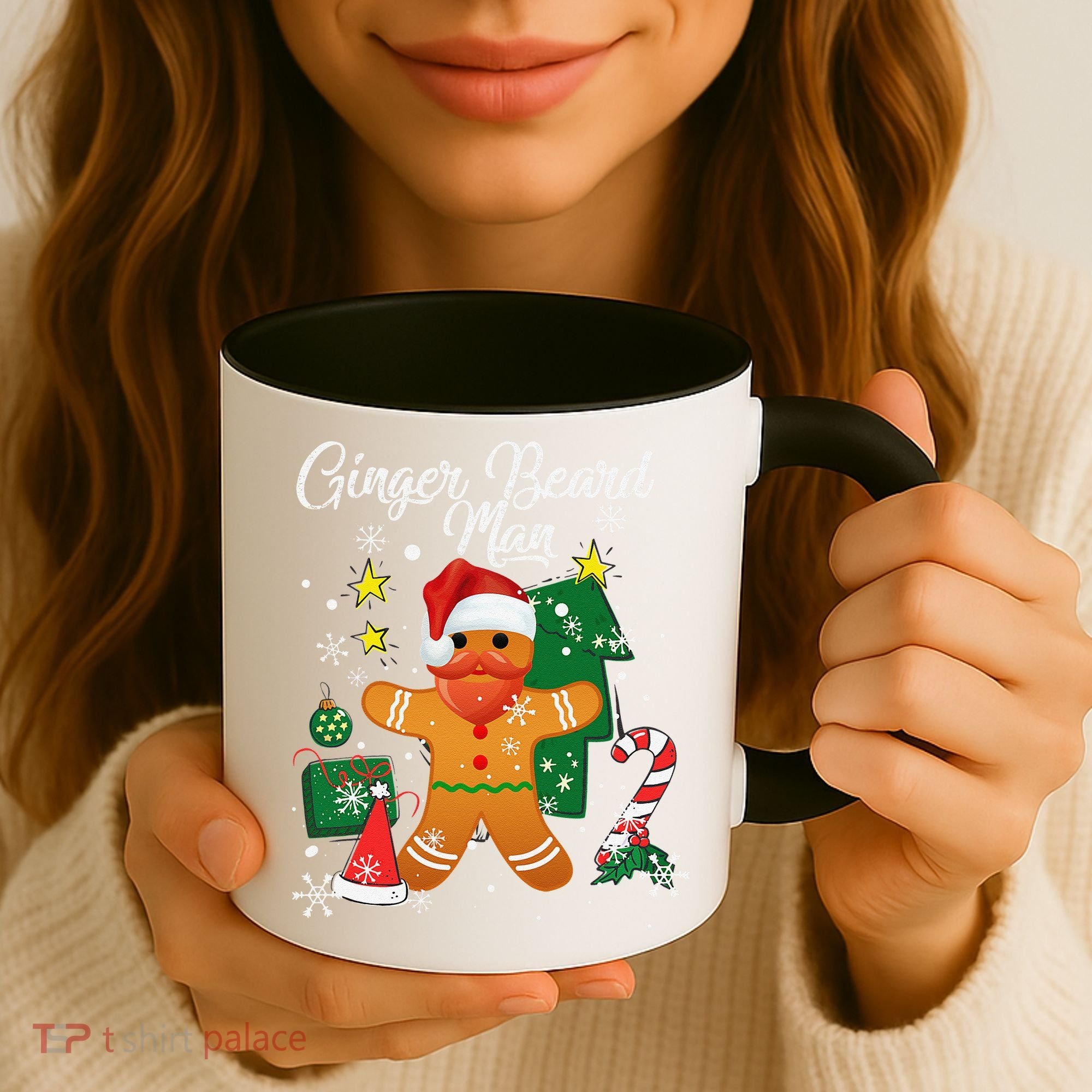 Ginger Beard Man Christmas Pajama Funny Gingerbread Gifts Coffee Mug