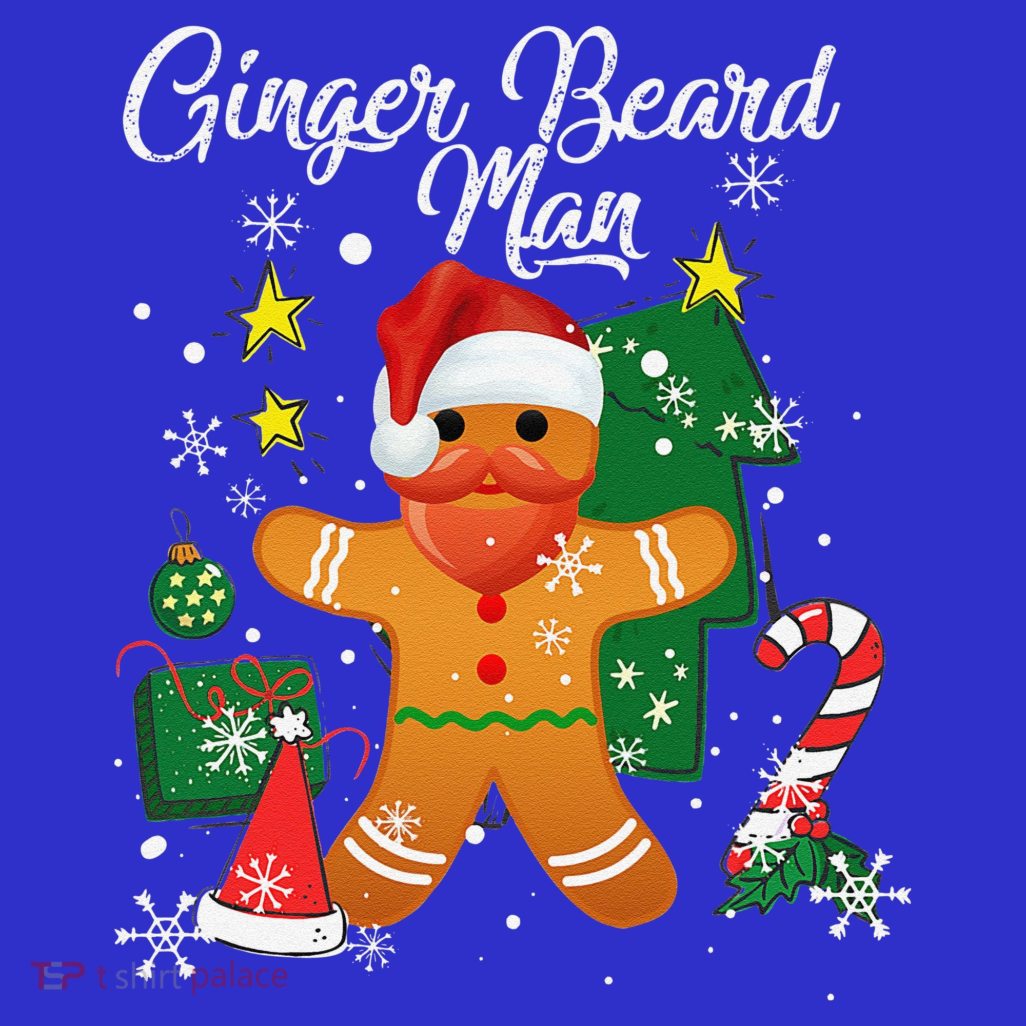 Ginger Beard Man Christmas Pajama Funny Gingerbread Gifts Mousepad