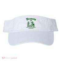 Gardening Because Murder Is Wrong Funny Plant Lover Joke Visor thumb 0