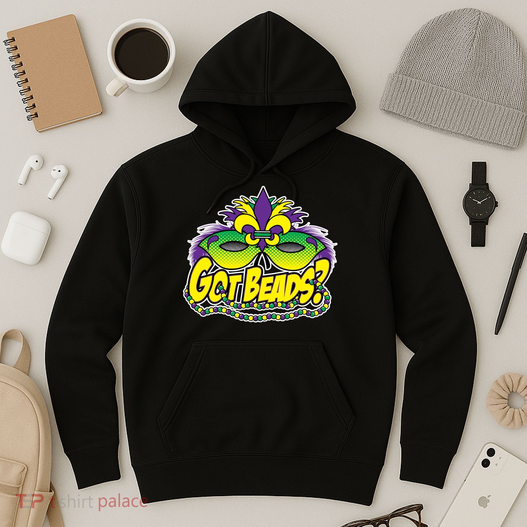 Got Beads Mardi Gras Hoodie