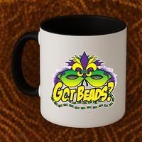 Got Beads Mardi Gras Coffee Mug thumb 2