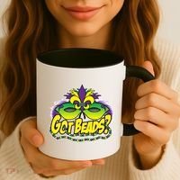 Got Beads Mardi Gras Coffee Mug thumb 3
