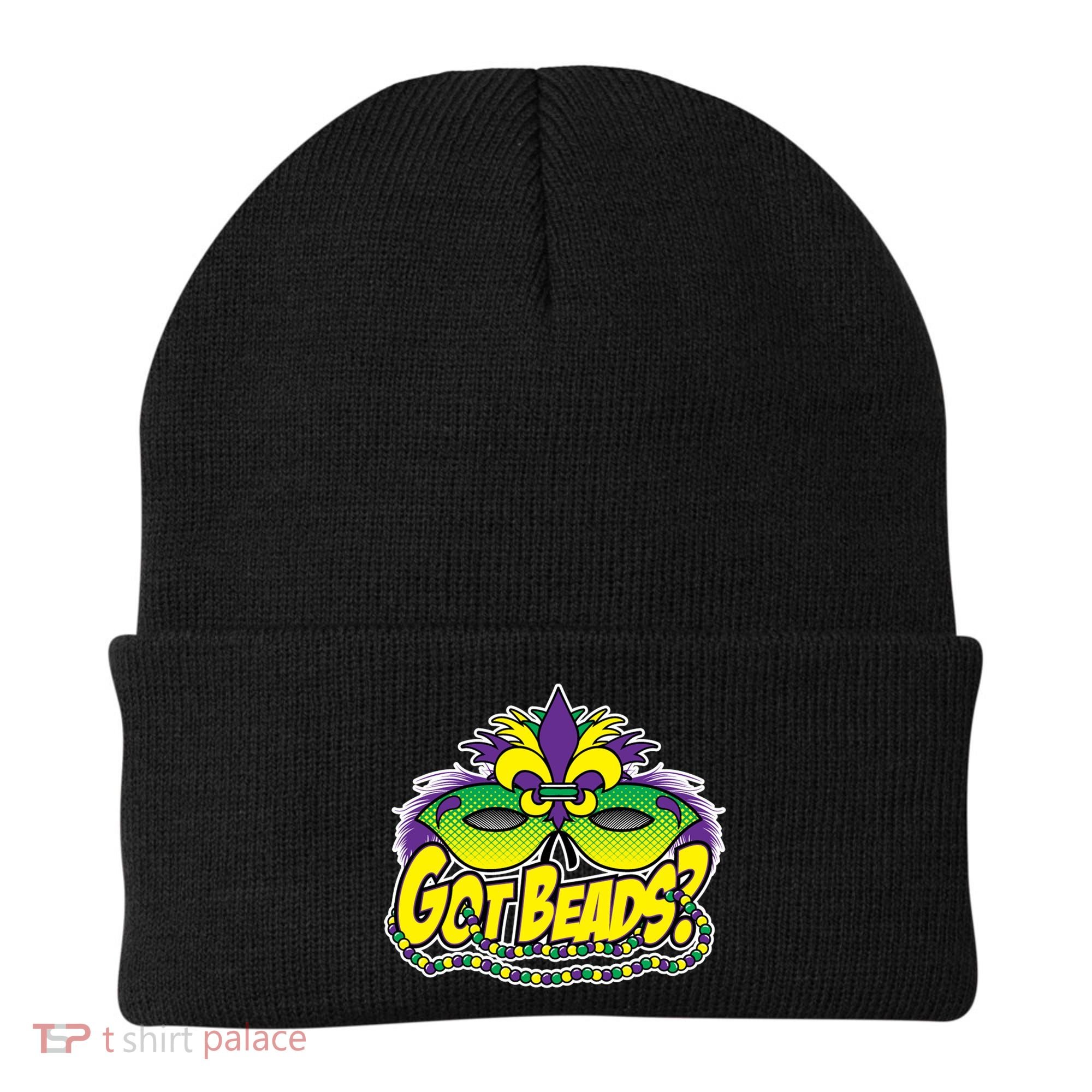 Got Beads Mardi Gras Beanie