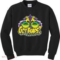 Got Beads Mardi Gras Kids Sweatshirt thumb 0