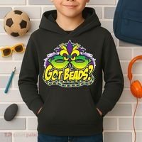 Got Beads Mardi Gras Kids Hoodie thumb 2