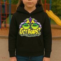 Got Beads Mardi Gras Kids Hoodie thumb 3