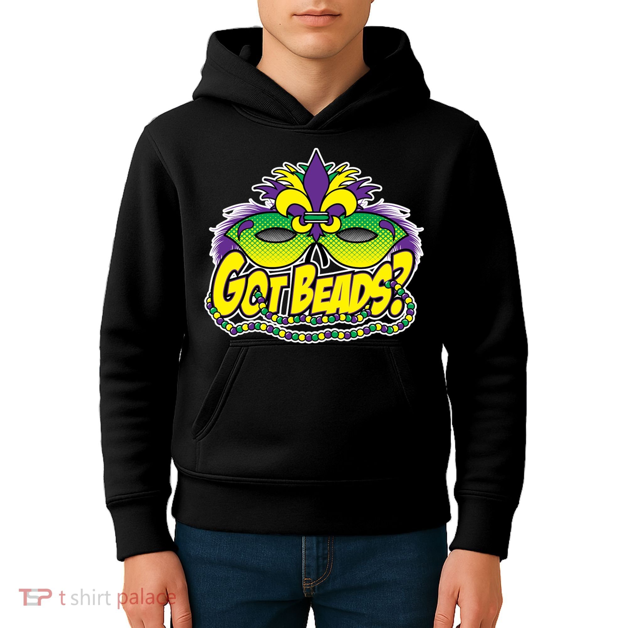 Got Beads Mardi Gras Kids Hoodie