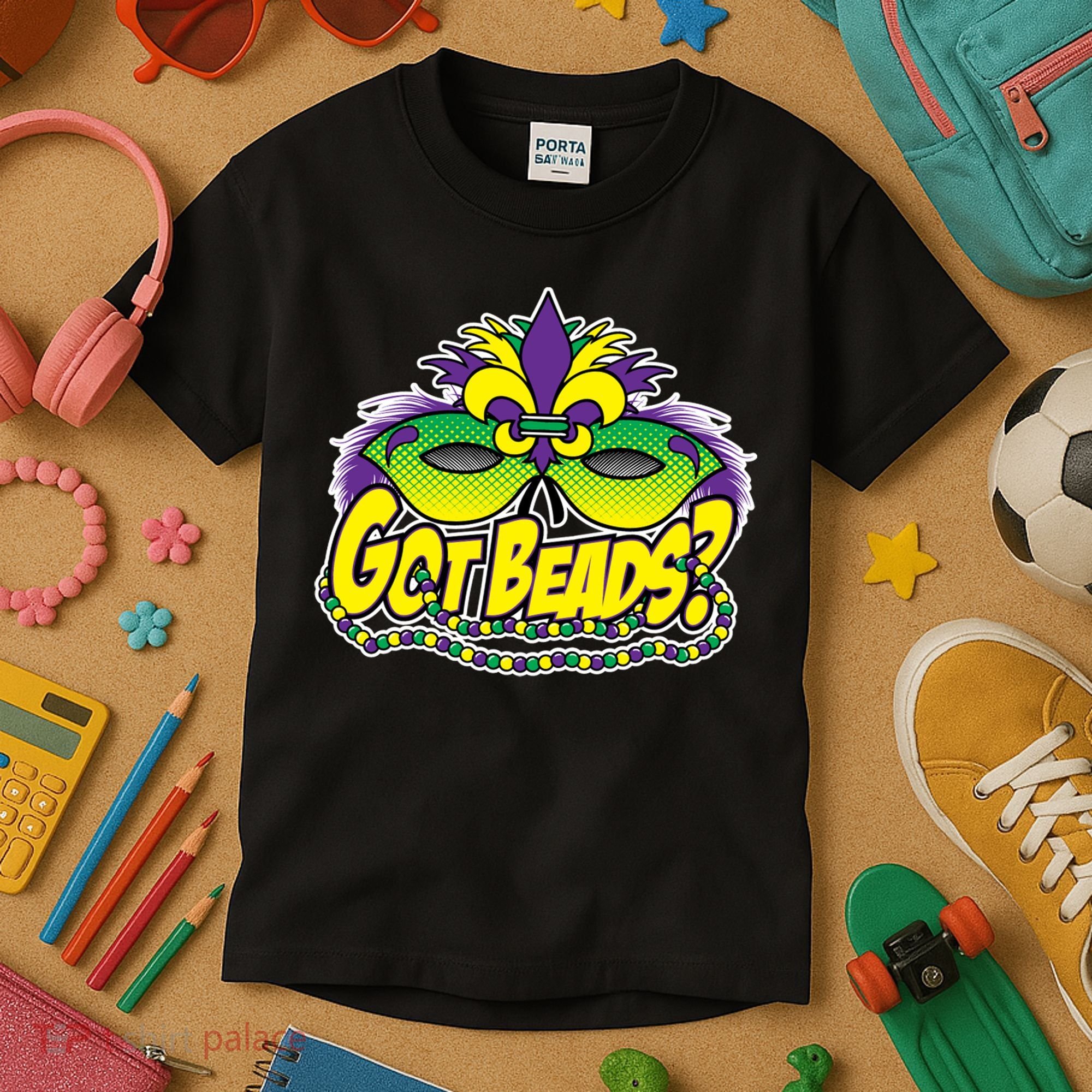Got Beads Mardi Gras Kids T-Shirt