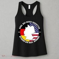 Gone But Never Forgotten Bitburg Air Base Germany Veteran Women's Tank Top thumb 3