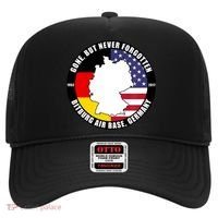 Gone But Never Forgotten Bitburg Air Base Germany Veteran Hat thumb 0
