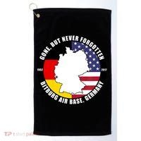 Gone But Never Forgotten Bitburg Air Base Germany Veteran Golf Towel thumb 0
