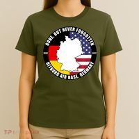 Gone But Never Forgotten Bitburg Air Base Germany Veteran T-Shirt thumb 4