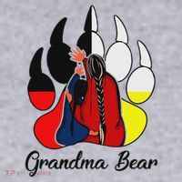 Grandma Bear Native American Women's Sweatshirt thumb 2