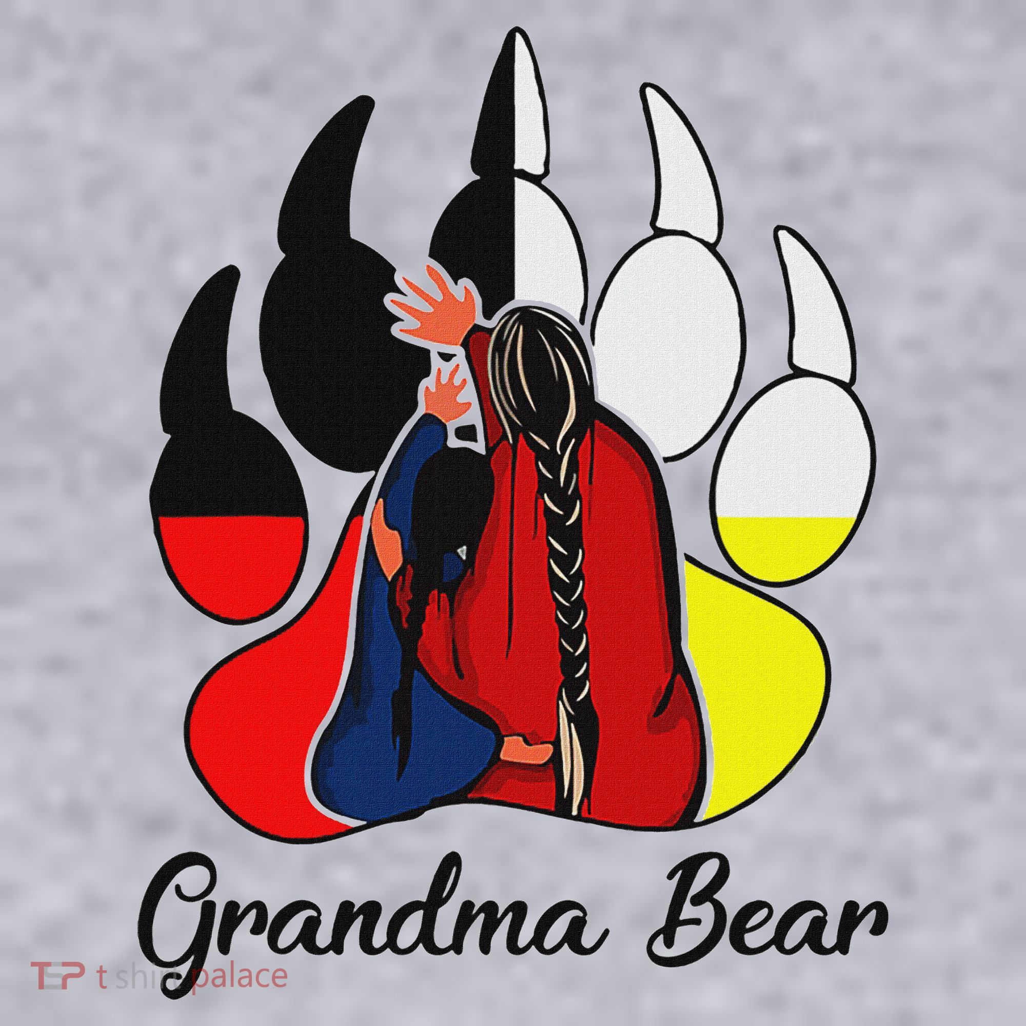 Grandma Bear Native American Women's Sweatshirt
