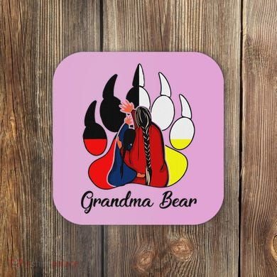 Grandma Bear Native American Coaster