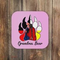 Grandma Bear Native American Coaster thumb 0
