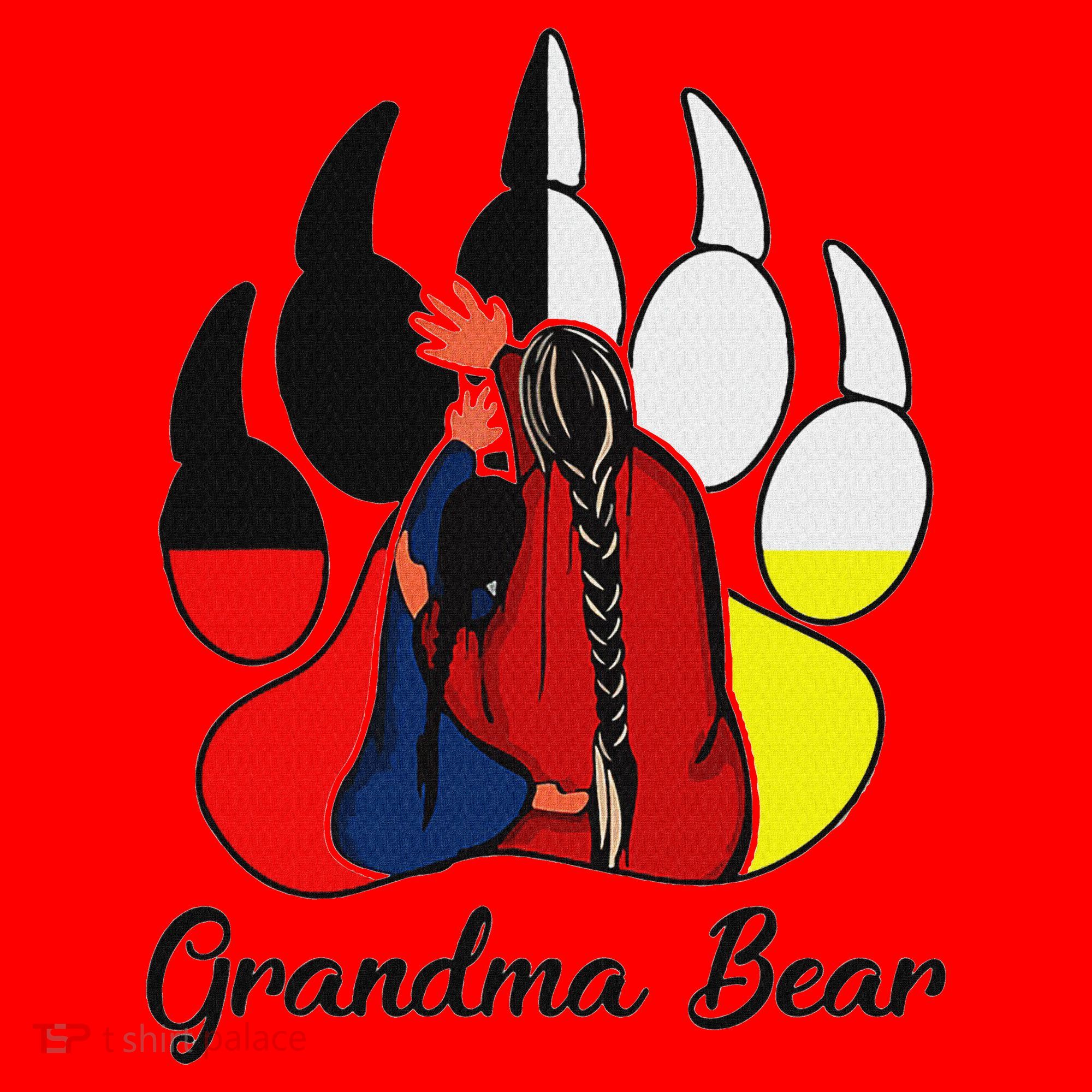 Grandma Bear Native American Santa Hat