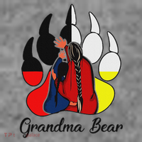 Grandma Bear Native American Toddler Hoodie thumb 2