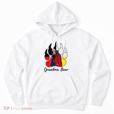 Grandma Bear Native American Hoodie
