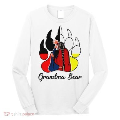 Grandma Bear Native American Long Sleeve Shirt