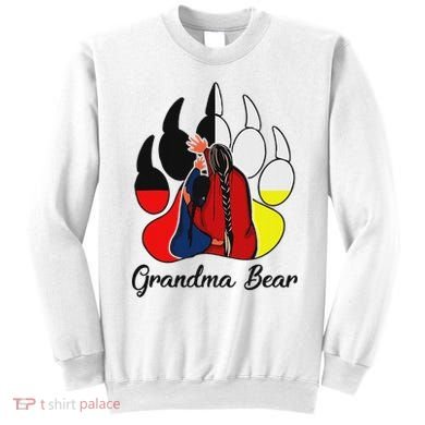 Grandma Bear Native American Sweatshirt