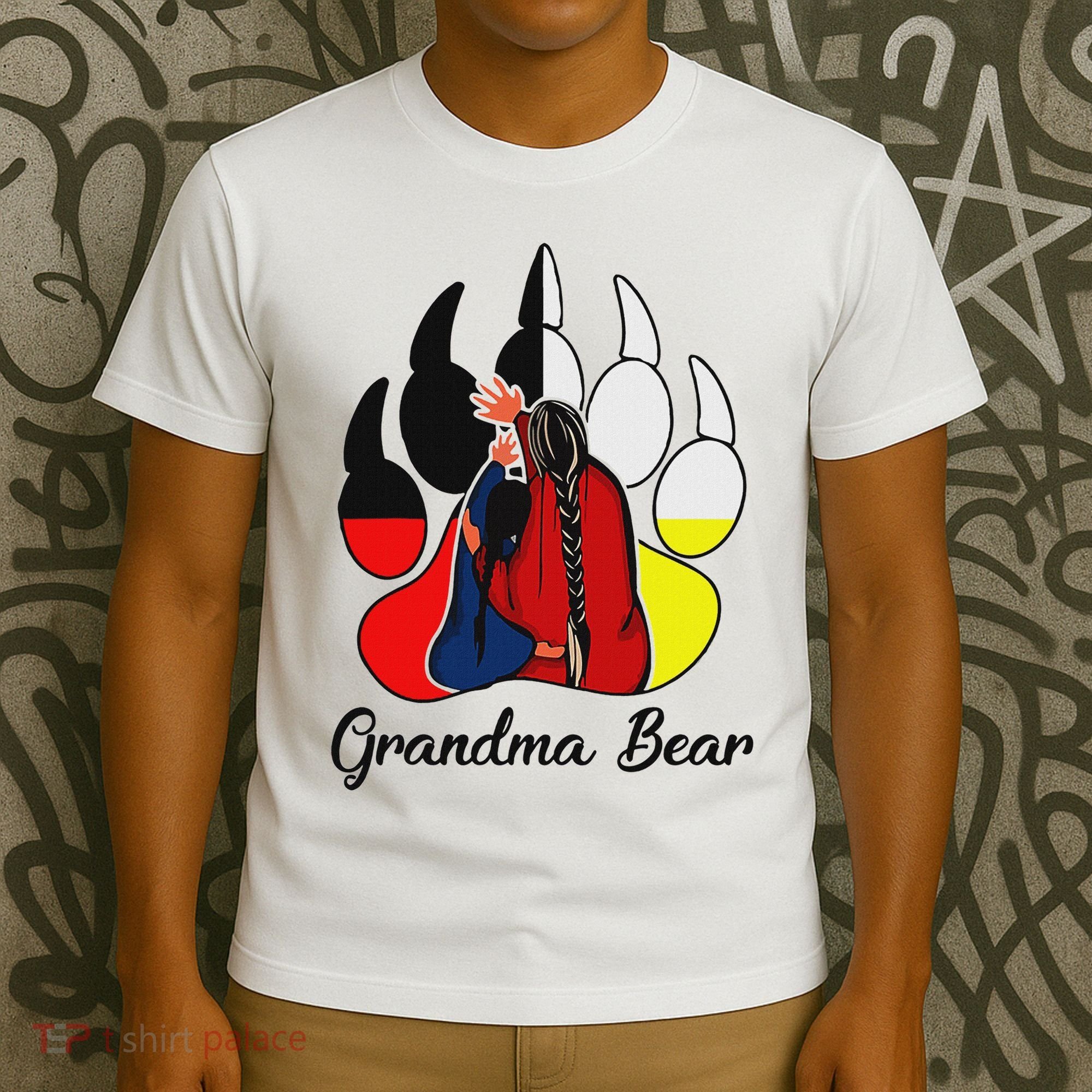 Grandma Bear Native American T-Shirt