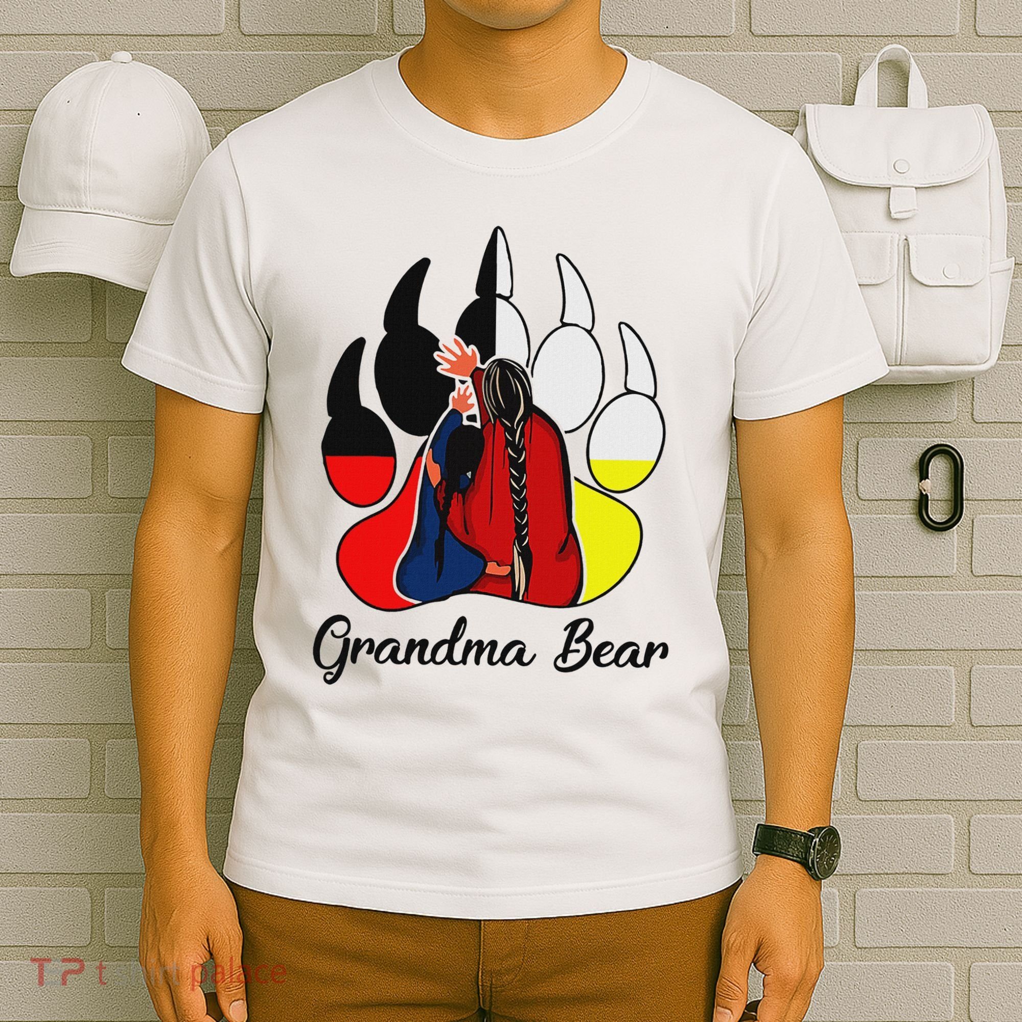 Grandma Bear Native American T-Shirt