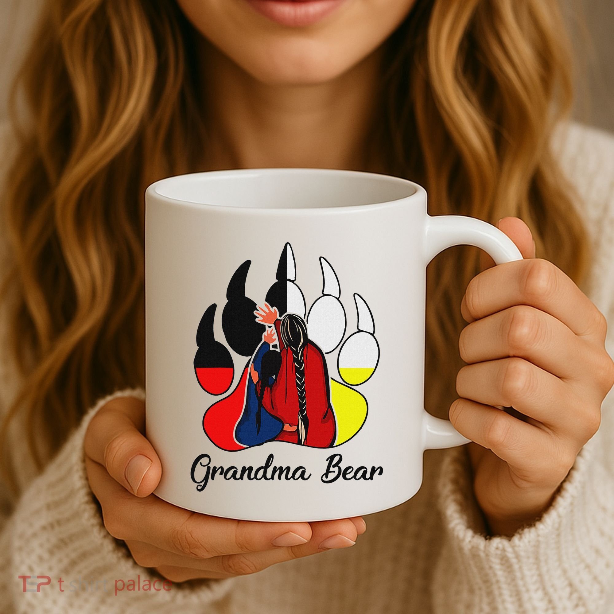 Grandma Bear Native American Coffee Mug