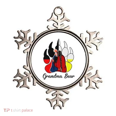 Grandma Bear Native American Ornament