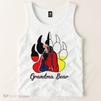 Grandma Bear Native American Tank Top thumb 2