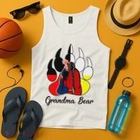Grandma Bear Native American Tank Top thumb 4