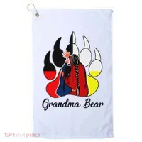 Grandma Bear Native American Golf Towel thumb 0