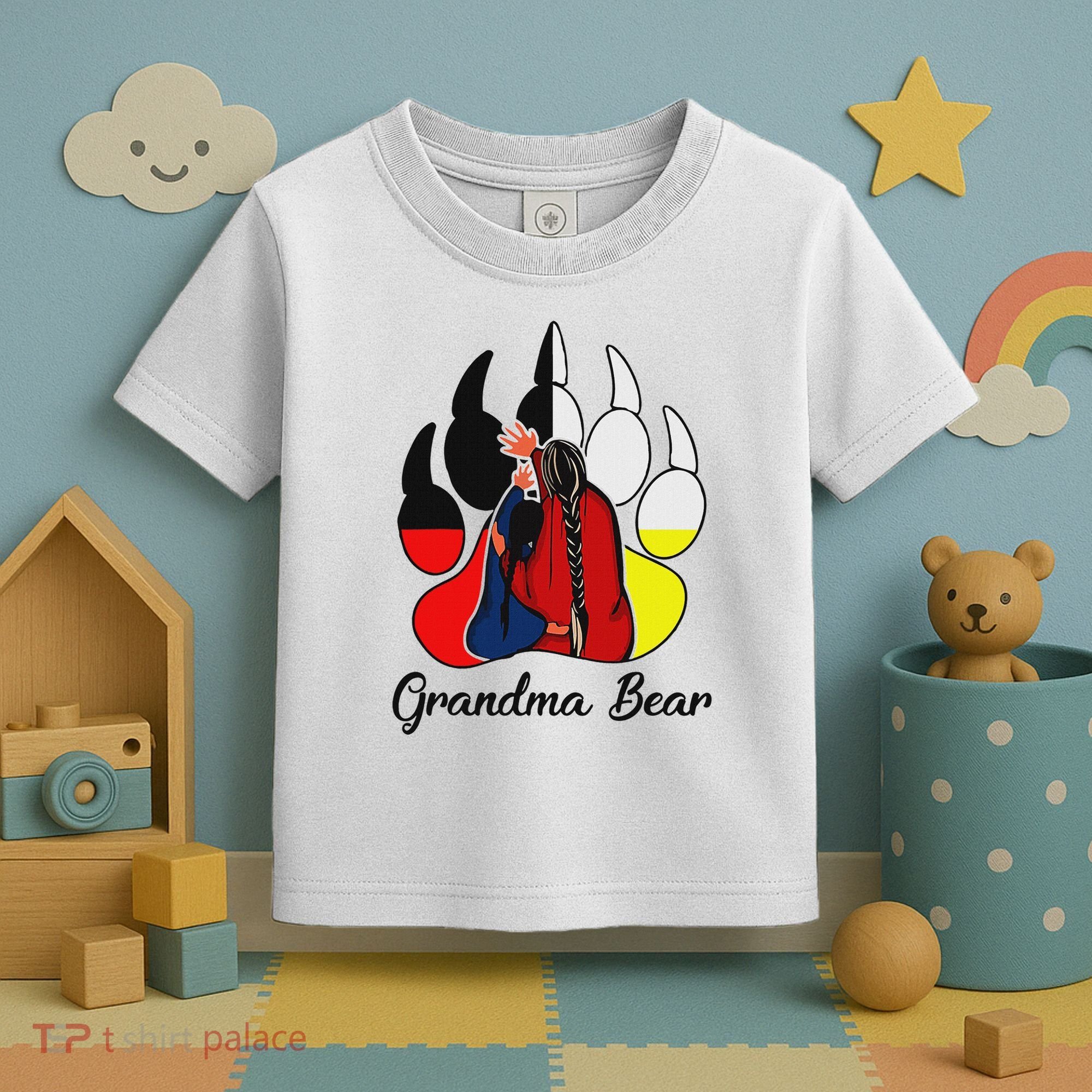 Grandma Bear Native American Toddler T-Shirt