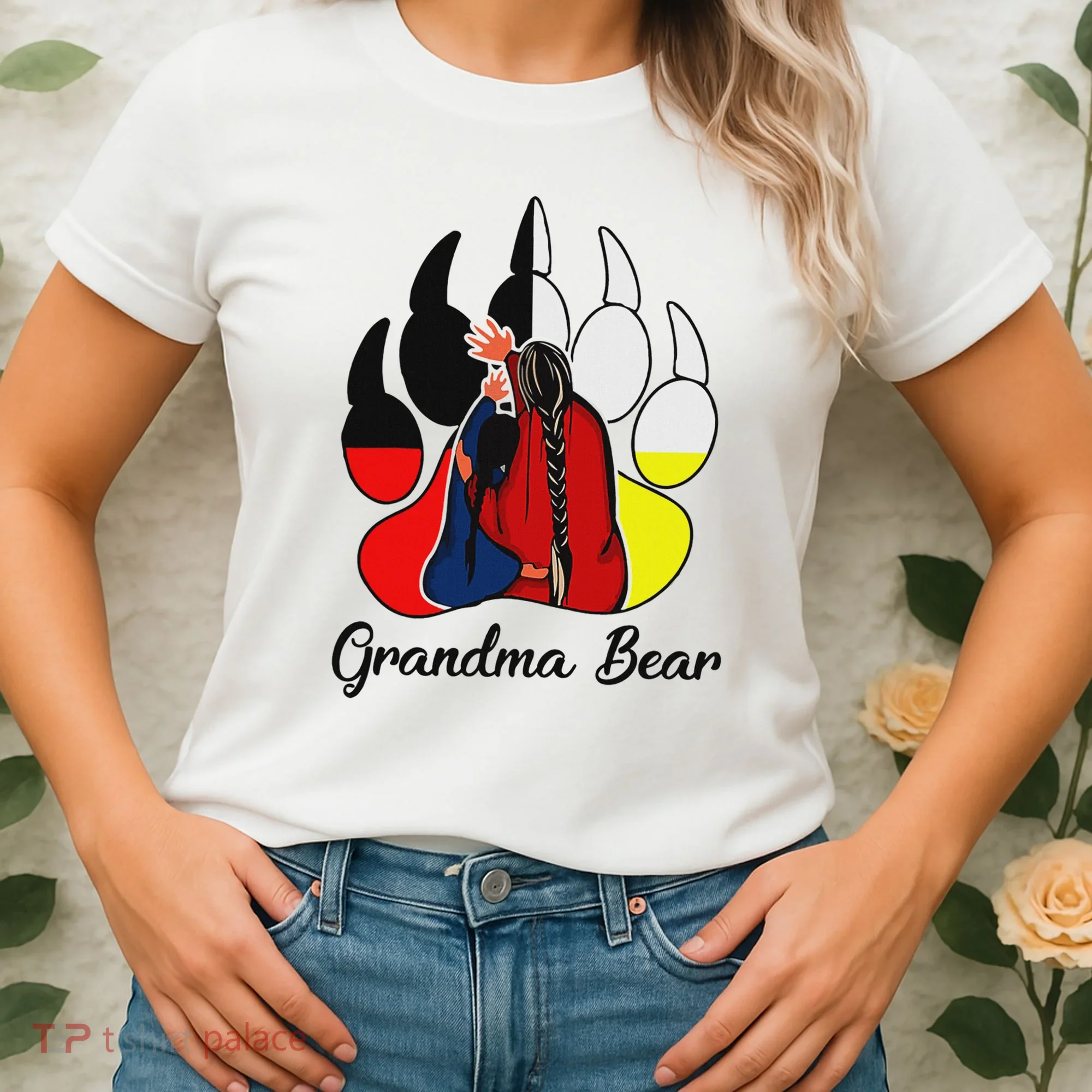 Grandma Bear Native American Women's T-Shirt