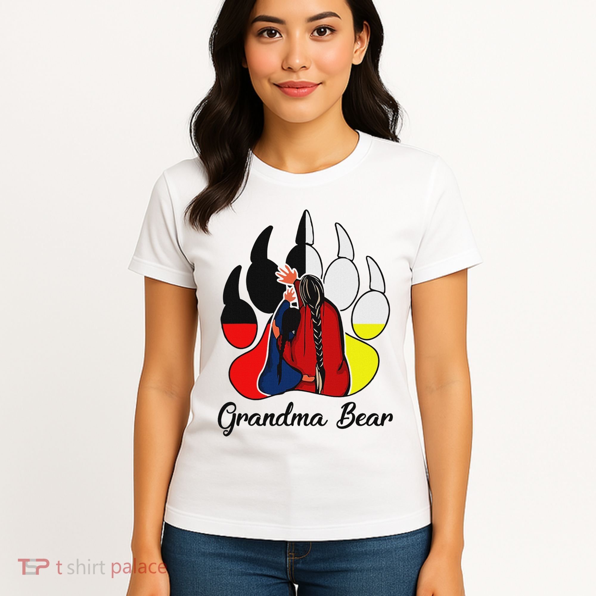 Grandma Bear Native American Women's T-Shirt