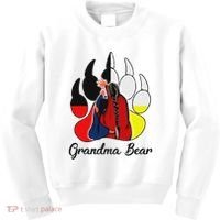 Grandma Bear Native American Kids Sweatshirt thumb 0