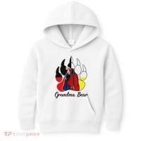 Grandma Bear Native American Kids Hoodie thumb 0