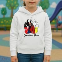 Grandma Bear Native American Kids Hoodie thumb 3